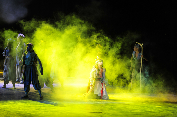 《泰山情緣之石敢當(dāng)》音樂劇在山東泰安首演