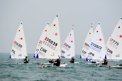 2013激光雷迪爾世界帆船錦標(biāo)賽開(kāi)賽