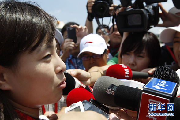 上海奧運健兒凱旋