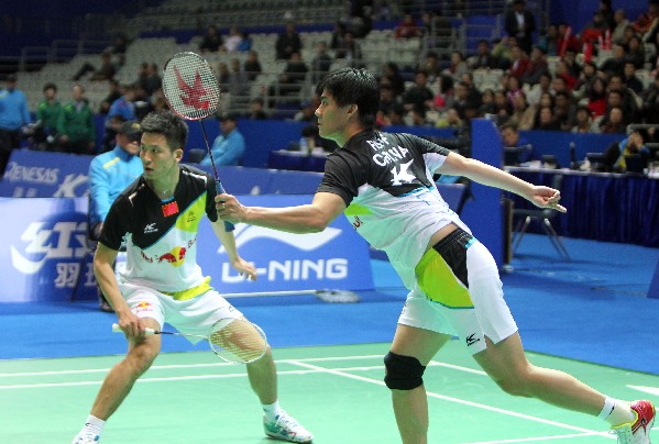 羽毛球——中國公開賽:蔡赟/傅海峰晉級