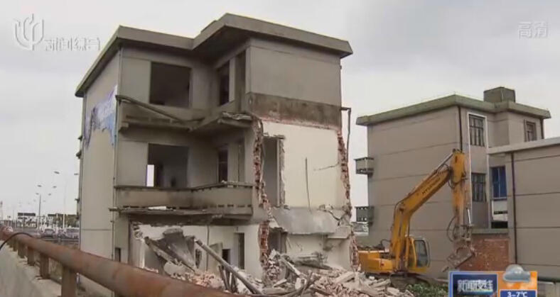 滬松衛(wèi)公路最牛釘子戶被遷 南段道路7月6道貫通