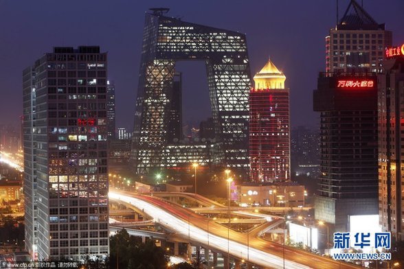 央視新臺址主樓竣工 將用于轉(zhuǎn)播倫敦奧運(圖)