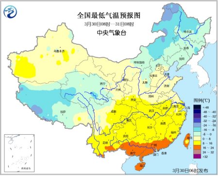 未來三天華南地區(qū)有強(qiáng)降雨 東北南部有強(qiáng)降雪