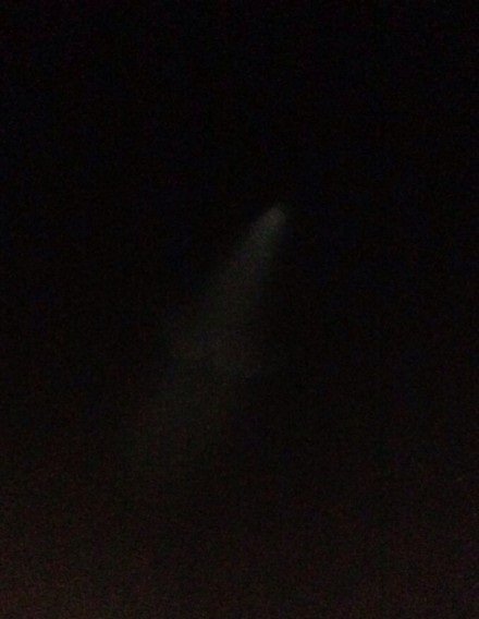 我國多地出現(xiàn)UFO 網(wǎng)友分析疑是反導(dǎo)試驗(yàn)（圖）