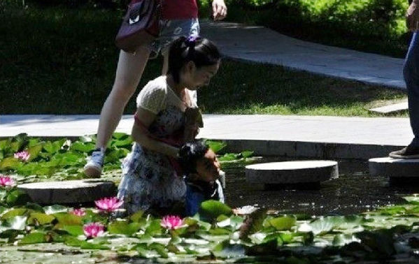 網(wǎng)友拍下女大學(xué)生跳水救人全程