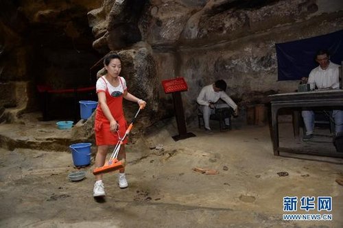 延安多處革命舊址遭浸水破壞 出現(xiàn)垮塌(圖)