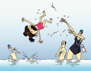 女童被逼游泳腦死:要命的游泳課(圖)