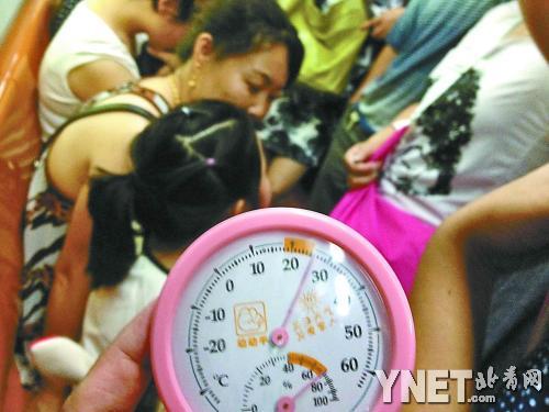 北京地鐵車廂難保恒溫26℃ 車廂不同位置溫差達(dá)6℃