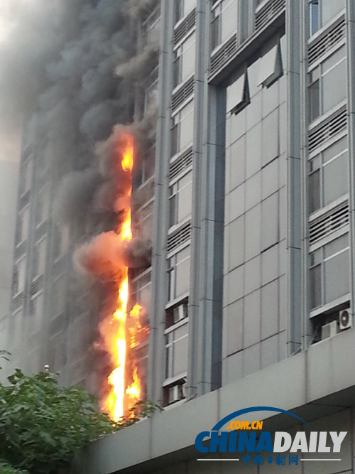 北京惠新西街一處辦公樓發(fā)生火災(zāi)