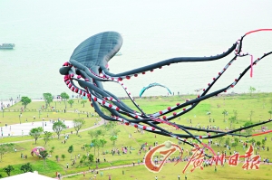 全球最大風箏珠海放飛