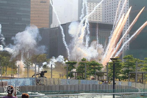 《變形金剛》劇組港府總部取景 營造大肆破壞效果