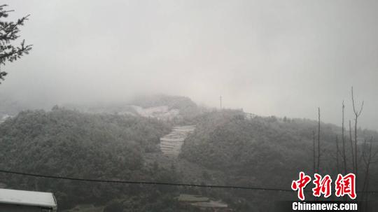 昆明迎來今年首場大范圍降雪 引起網(wǎng)友狂歡(圖)
