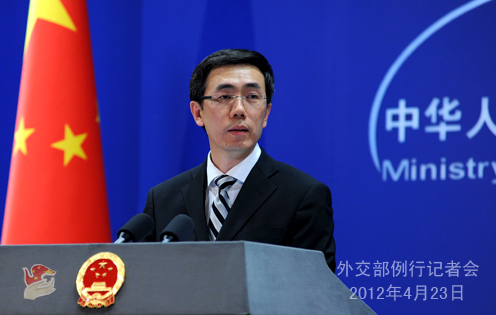 外交部就中俄軍演、美對臺軍售、黃巖島問題等答問