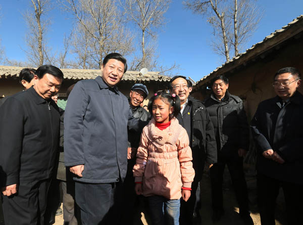 習近平春節(jié)前夕赴甘肅看望各族干部群眾