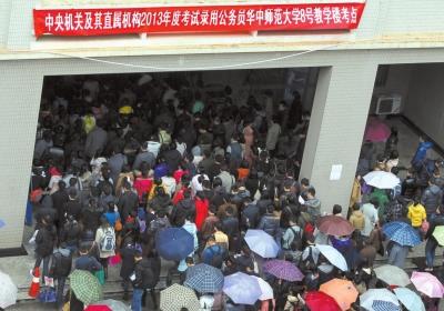 “國(guó)考”首日?qǐng)?bào)名爆棚 人數(shù)創(chuàng)5年來(lái)新高