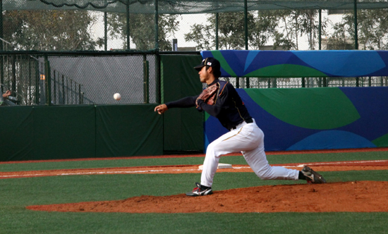 東亞運動會棒球比賽 中華臺北隊11:0大比分戰(zhàn)勝日本隊