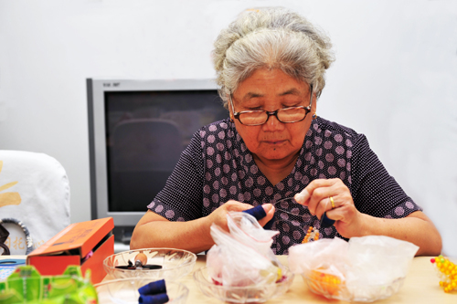 克拉瑪依社區(qū)老人幸福生活