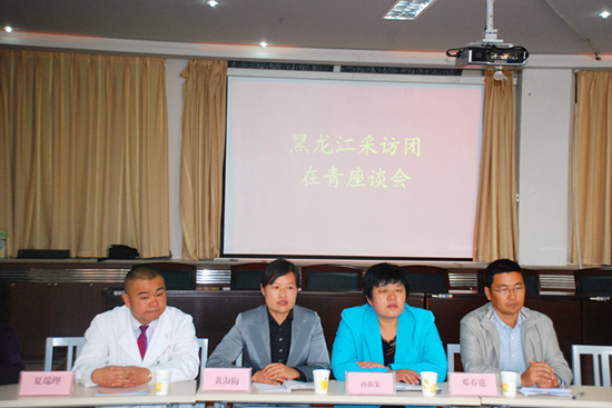 對口援疆黑龍江新聞采訪團來青河采訪