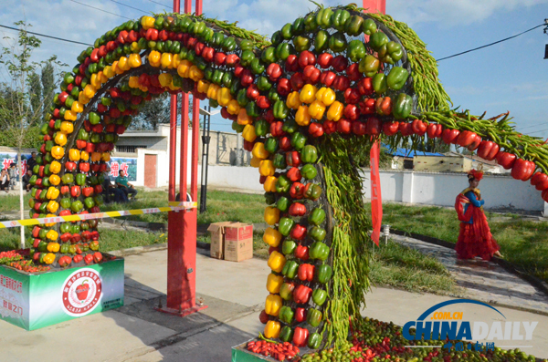 錦繡沙灣 魅力安集海<BR>——沙灣縣安集海第二屆辣椒文化節(jié)開(kāi)幕