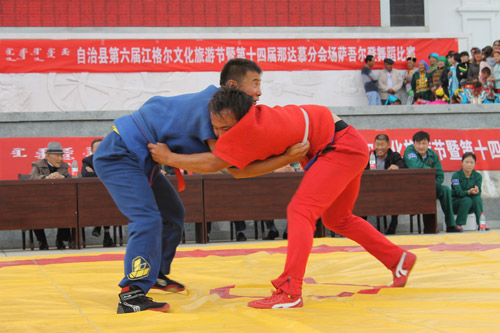 新疆·和布克賽爾縣千里賽馬比賽吸引八方游客