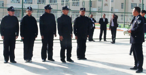 新疆高院對(duì)和靜縣法院司法警察體能達(dá)標(biāo)活動(dòng)實(shí)施考核