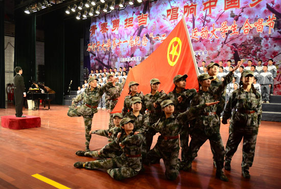 石河子大學(xué)舉辦紀(jì)念“一二·九”運(yùn)動大學(xué)生合唱節(jié)活動