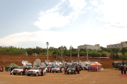 2013年中國移動西南大區(qū)應(yīng)急通信演練在昆舉行