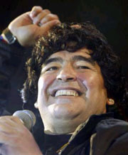 Maradona arrives in Argentina to take part in two parties