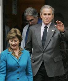 US President Bush will say Sunday, according to excerpts of a prepared speech, that Iraq's elections signal the birth of democracy in the Middle East, arguing against a U.S. troop pullout while acknowledging the doubts of some "that the war is lost and not worth another dime or another day."