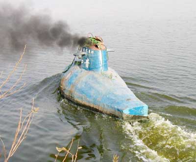 Submarine developed by farmers in Wuhan