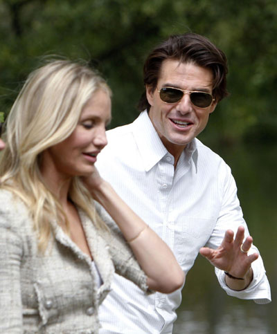 Tom Cruise and Diaz at premiere of the film 
