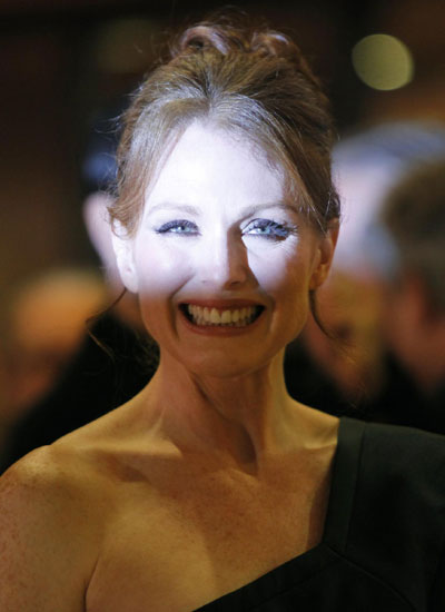 Julianne Moore receives a life-time acting award at Rome Film Festival