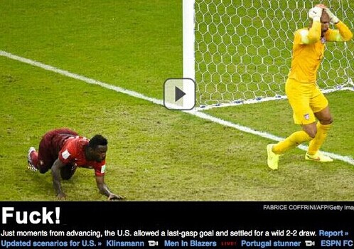 ESPN失態(tài) 頭版爆粗F**k