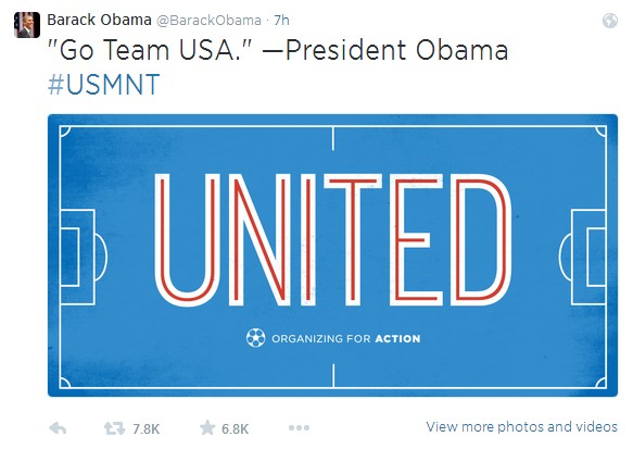 美國隊(duì)輸球 奧巴馬輸酒