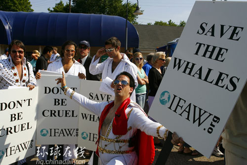 小泉貓王故居手舞足蹈 模仿偶像忘乎所以(組圖)