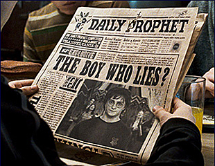 英推出圖片會(huì)動(dòng)報(bào)紙 哈利·波特魔法