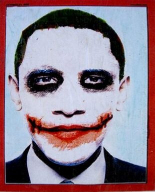 奧巴馬生日當(dāng)天被惡搞 變熊貓眼血盆口