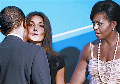 組圖:奧巴馬夫婦3張尷尬照成公眾焦點