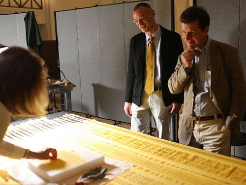 百萬(wàn)蜘蛛吐絲織成3米圍巾 價(jià)值30萬(wàn)鎊