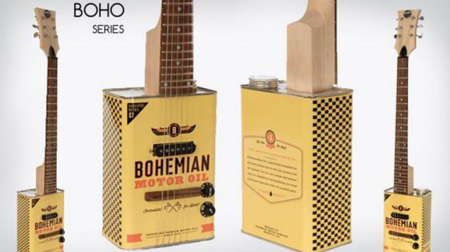 圖：美國兩兄弟變廢汽油罐為電吉他