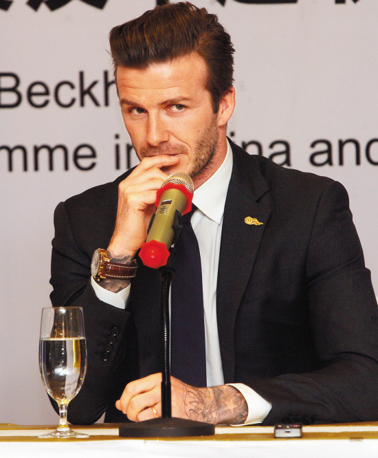 貝克漢姆打響“中國(guó)算盤”