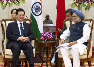 胡錦濤會(huì)見辛格