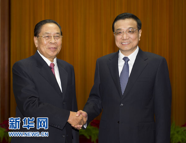 李克強(qiáng):深化中老關(guān)系與務(wù)實合作 促進(jìn)中國-東盟關(guān)系發(fā)展