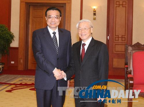 人民報(bào):李克強(qiáng)訪問(wèn)鞏固中越友好關(guān)系
