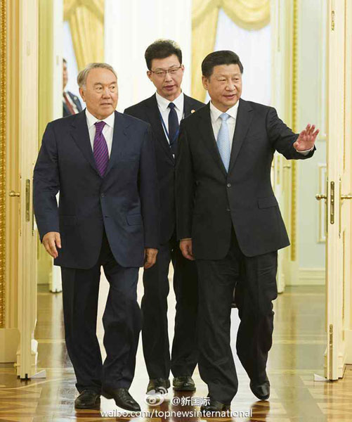 中哈元首會(huì)晤勾畫發(fā)展藍(lán)圖