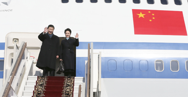 習近平抵達莫斯科開始對俄羅斯進行國事訪問