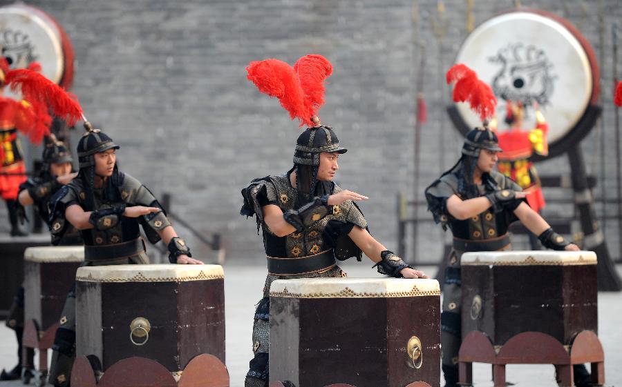 西安“武士文化系列展演”：跨越時空的城墻武士