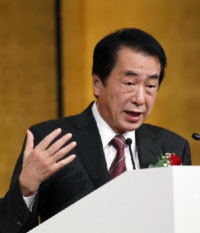 菅直人發(fā)表外交演說 希望改善中日關(guān)系(圖)