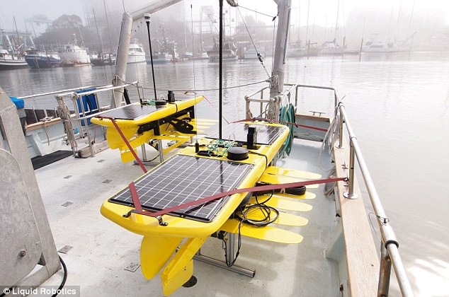 美國海上智能機器人“滑浪者”開始橫渡太平洋之旅