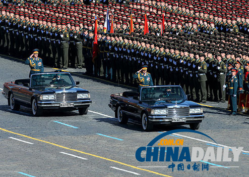 俄羅斯勝利日閱兵式開(kāi)始 普京發(fā)表講話